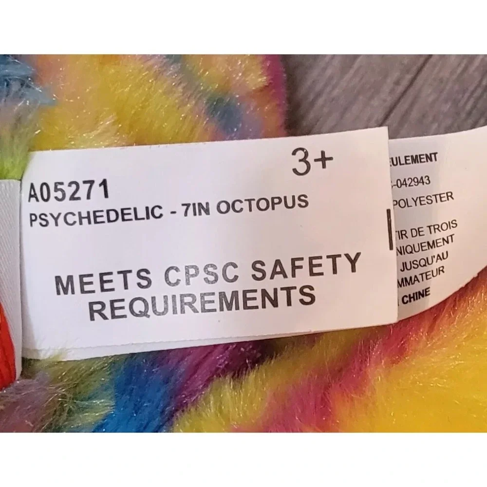 Fiesta Psychedelic Octopus Tie‎ Dye Glitter Eyes 7